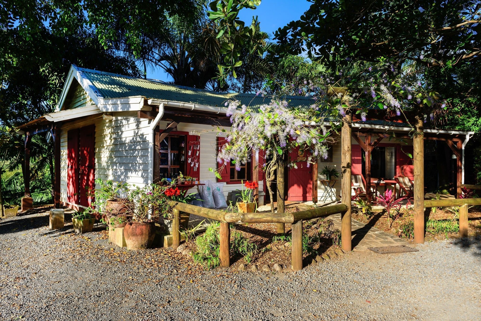Hotel La Vieille Cheminee Chamarel Exterior foto